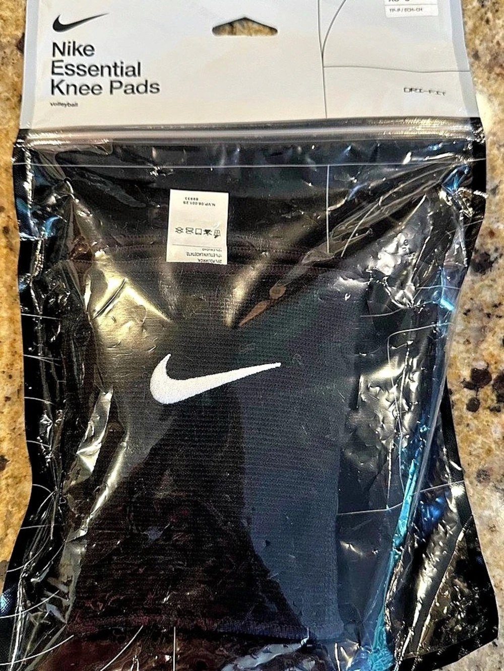 Nike Essential Knee Pads Dri-FIT Black XS-S